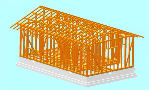木造平家建築模型_構造模型サブイメージ2