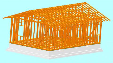 木造平家建築模型_構造模型サブイメージ4